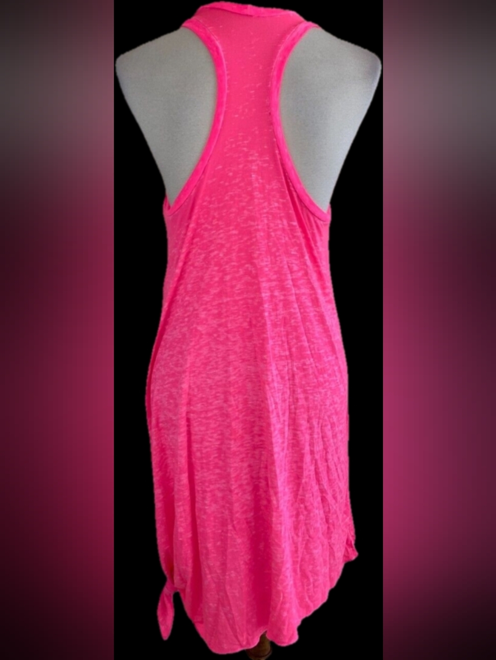 BECCA Beach Date Cover-Up Dress, Pink Punch, M/L, EUC - Picture 3 of 8